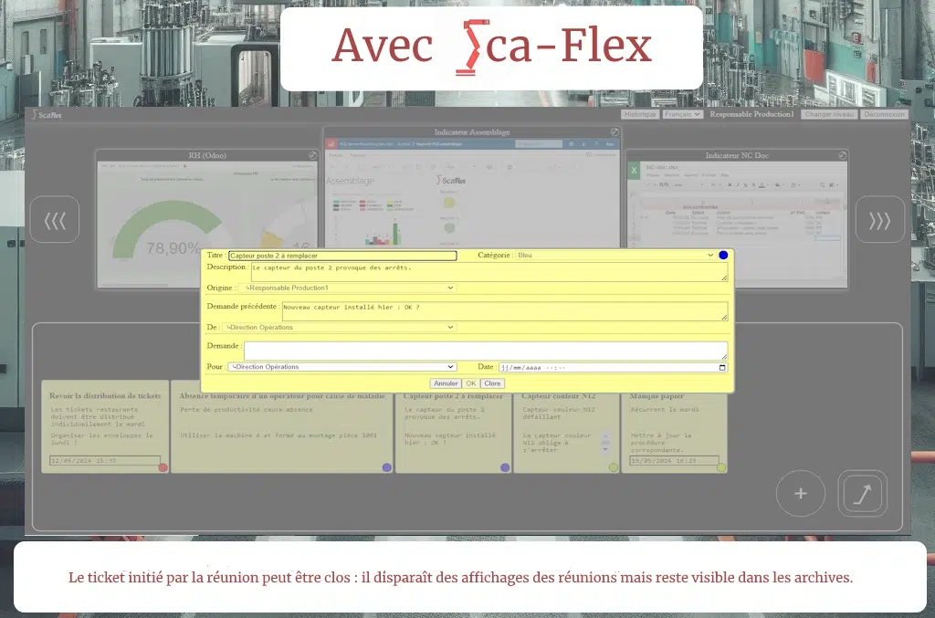 R1 : visualisation d'un ticket attribué